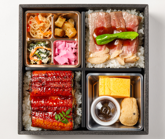 ⑰牛ロースステーキと鰻の特選御膳