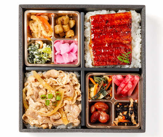 ⑯やわらか牛飯と鰻の特選御膳