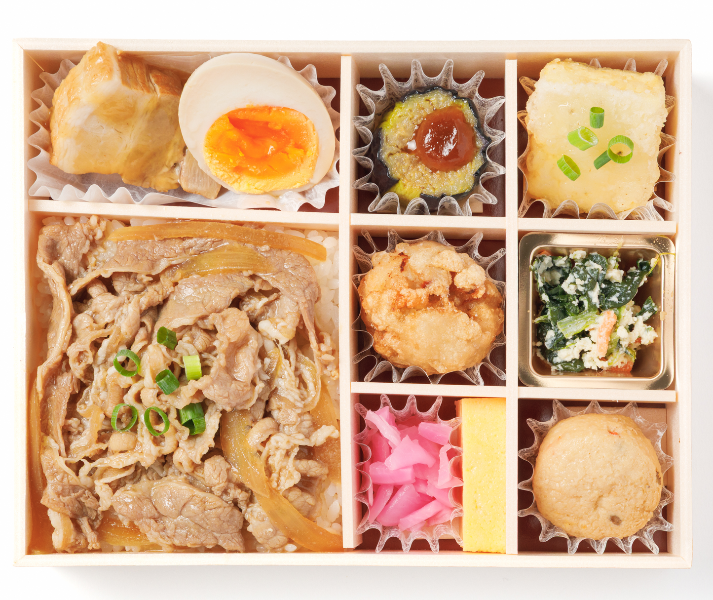 ⑪やわらか牛飯と豚の角煮御膳