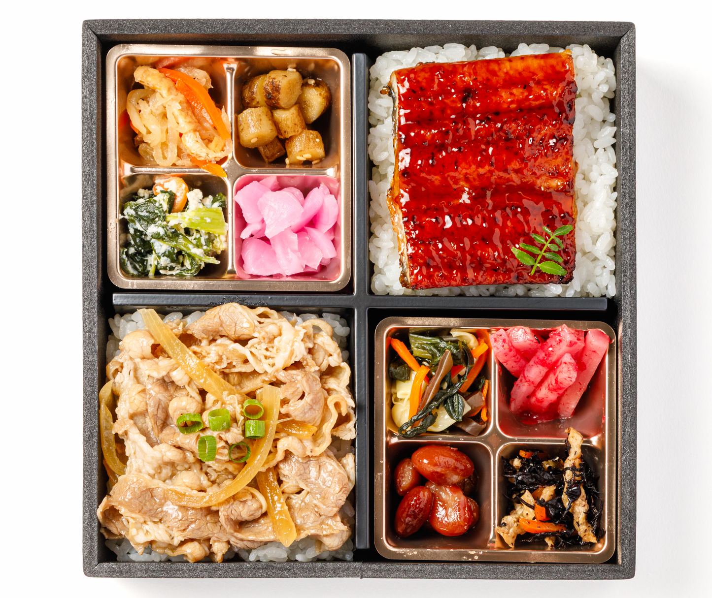 ⑯やわらか牛飯と鰻の特選御膳