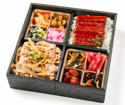 ⑯やわらか牛飯と鰻の特選御膳