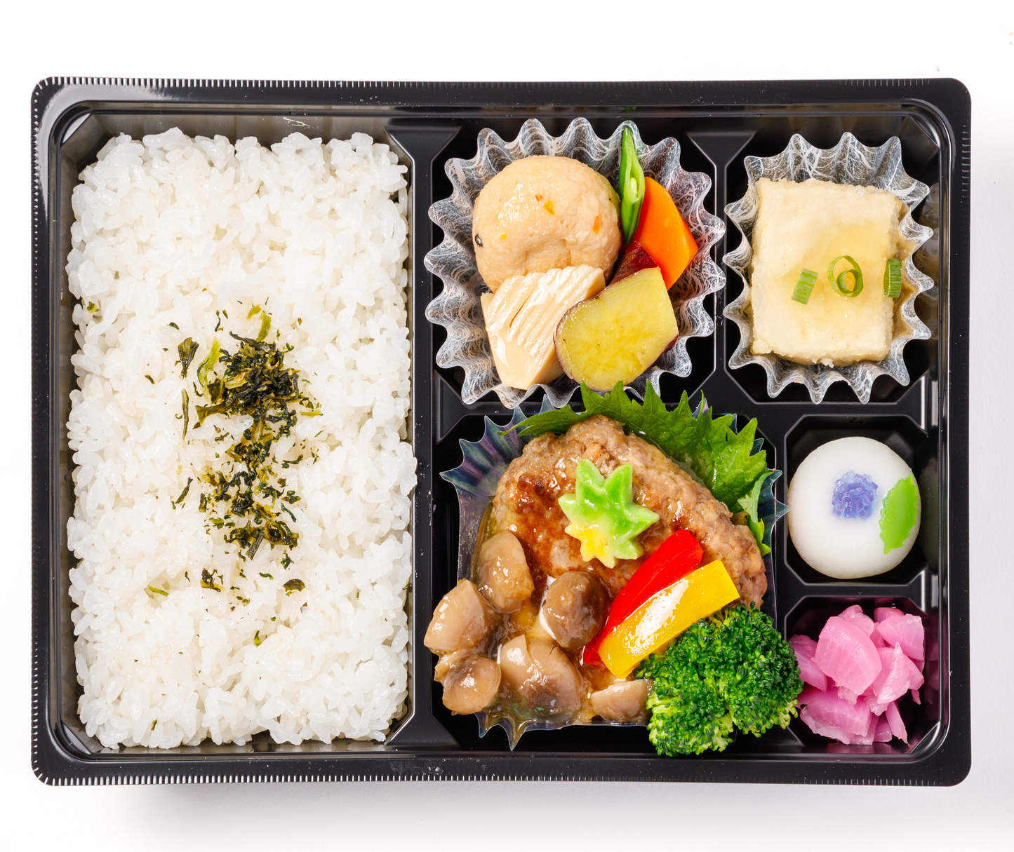 ㊳ヴィーガン和惣菜弁当 大豆ハンバーグ仕立て