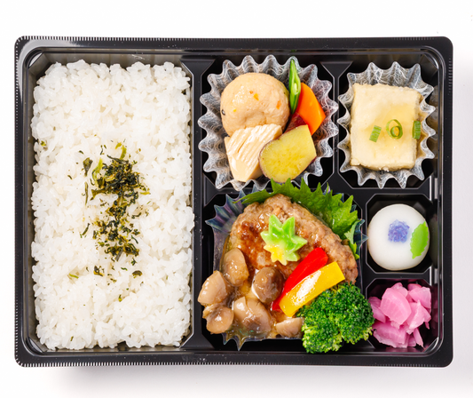 ㊳ヴィーガン和惣菜弁当 大豆ハンバーグ仕立て