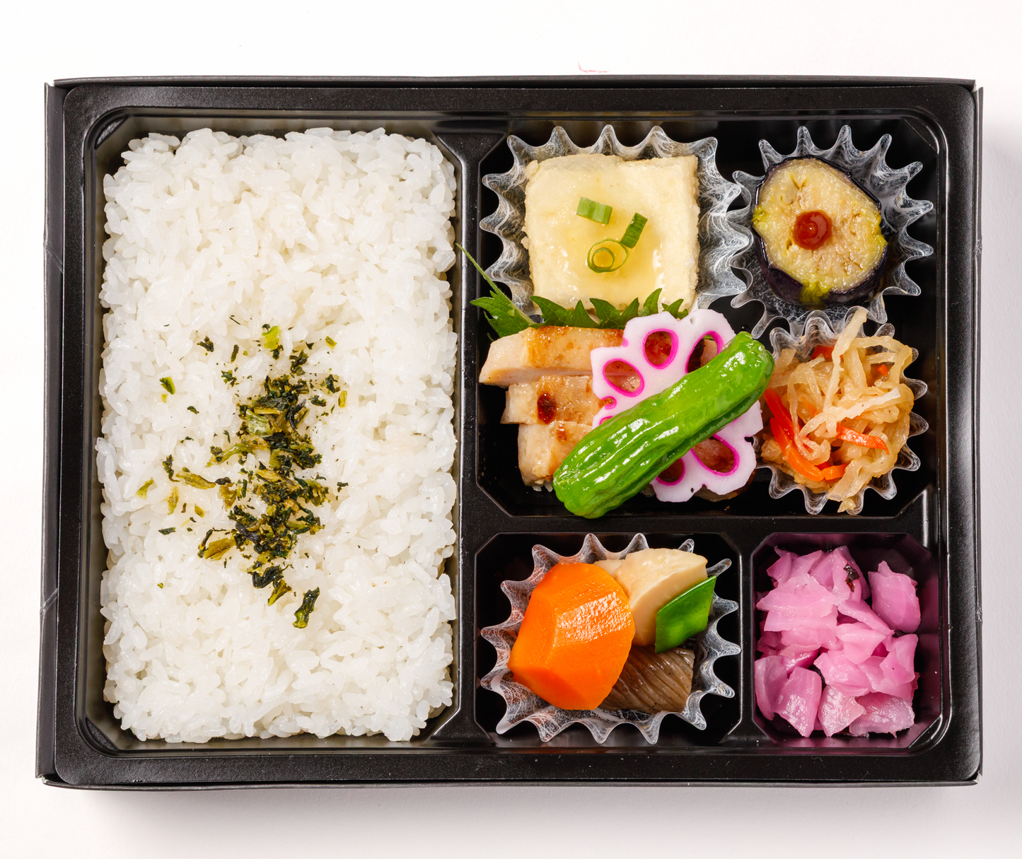 ㊶季節野菜と鶏照り焼きのハラール和膳