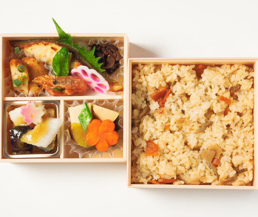 ⑥メダイ西京焼きとカレイのおろし餡掛け御膳（店舗受取）