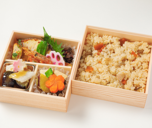 ⑥メダイ西京焼きとカレイのおろし餡掛け御膳（店舗受取）