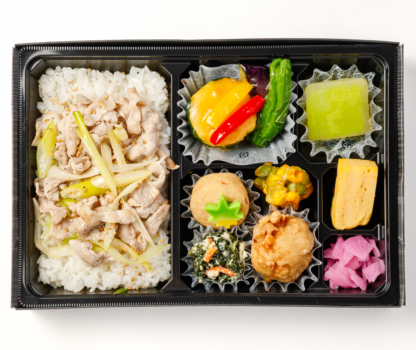 N-3　豚ネギ塩と夏野菜の彩り御膳