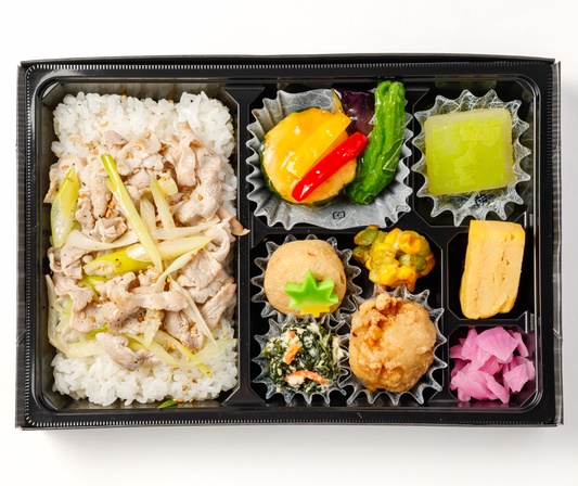 N-3　豚ネギ塩と夏野菜の彩り御膳