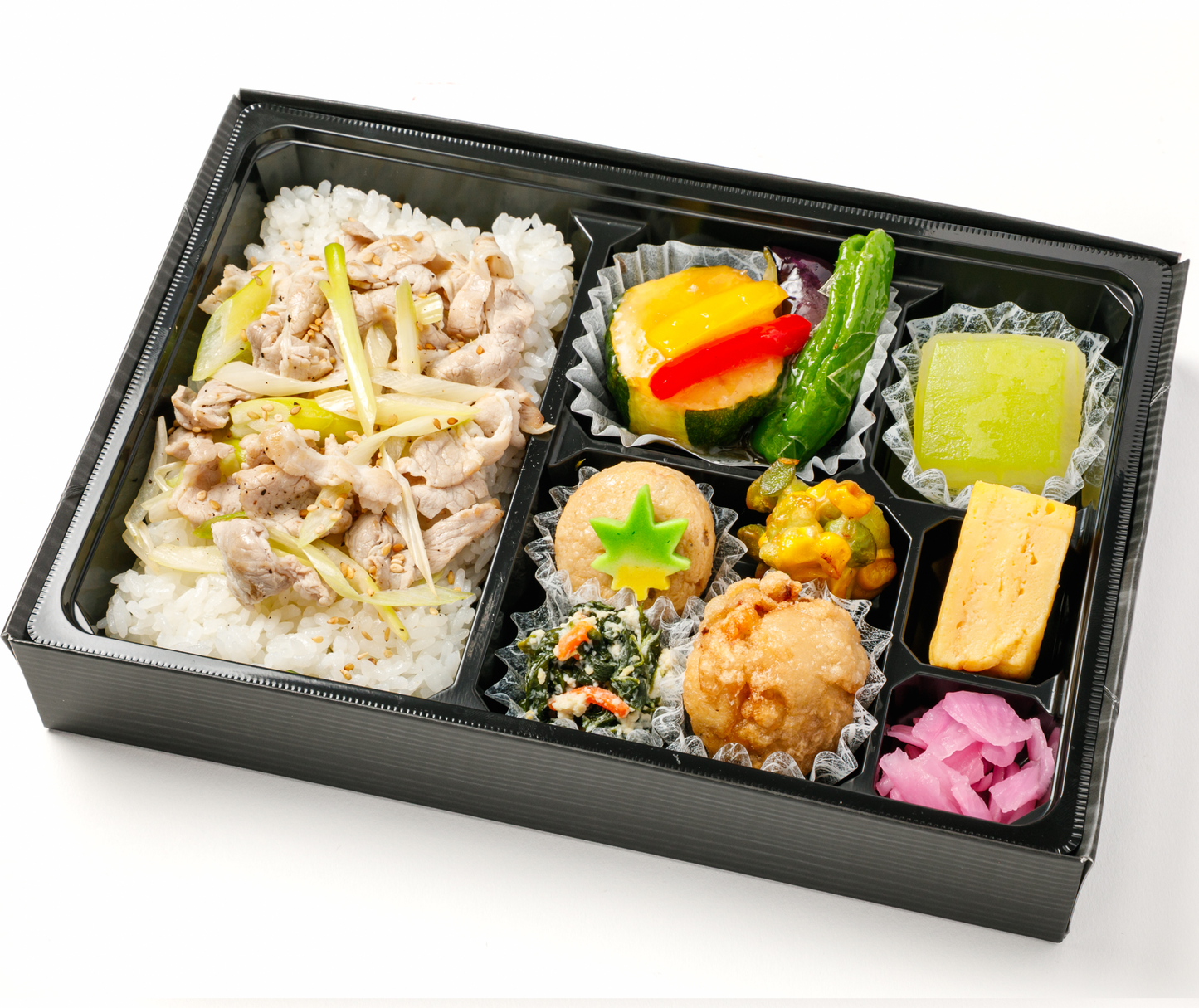 N-3　豚ネギ塩と夏野菜の彩り御膳