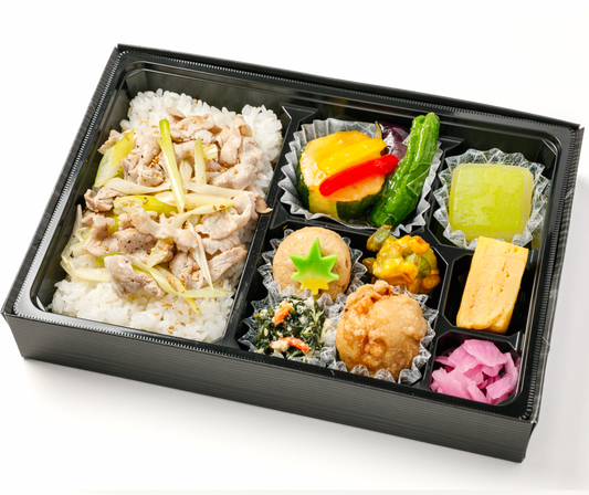 N-3　豚ネギ塩と夏野菜の彩り御膳
